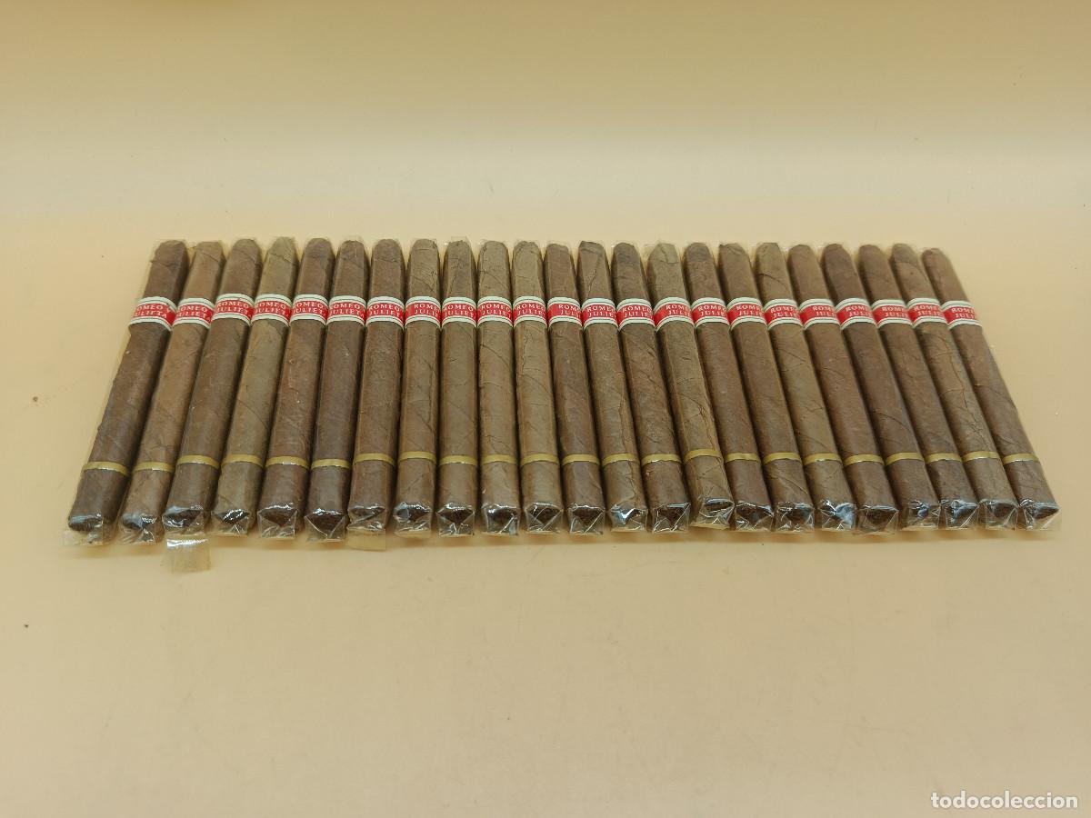 Cajas de Puros: LOTE 23 PURITOS ROMEO Y JULIETA. PUROS HABANOS CUBA. CON CELOFAN INDIVIDUAL.
