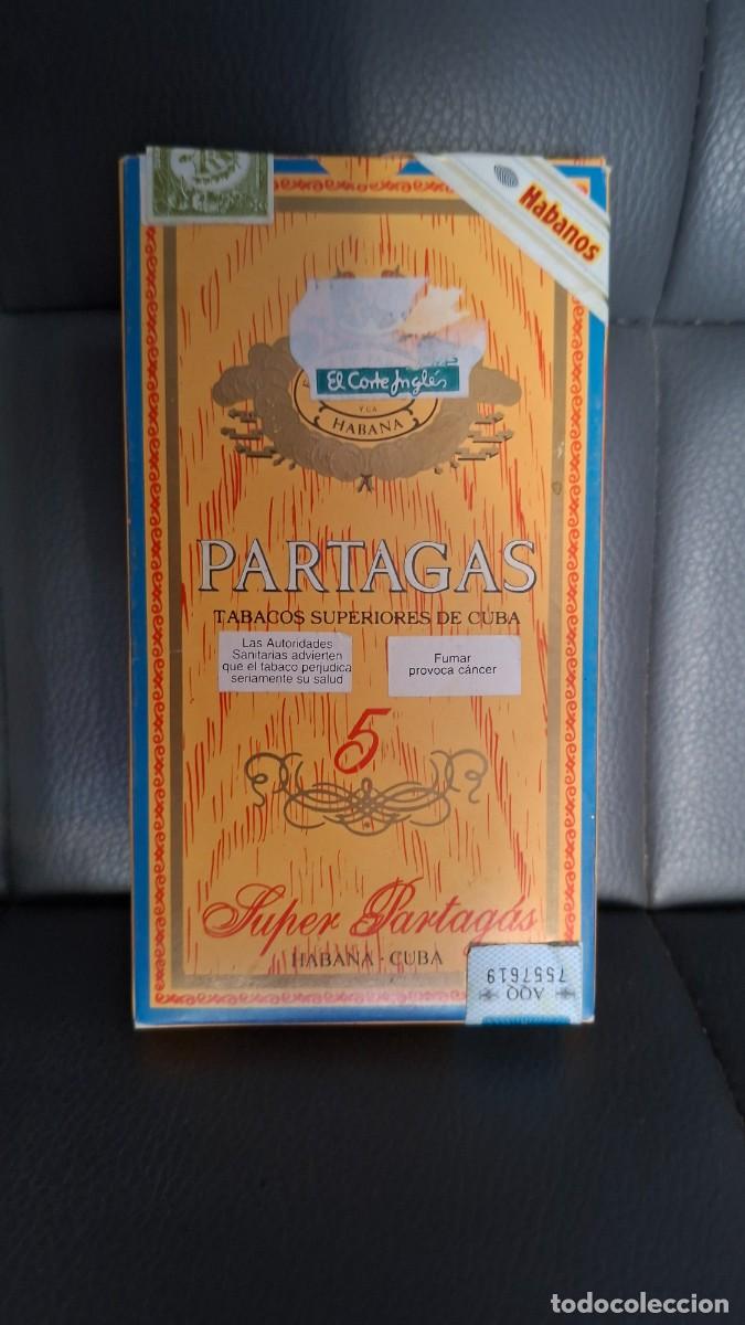 Cajas de Puros: Caja de puros pack 5 partagas s&uacute;per partagas habana cuba