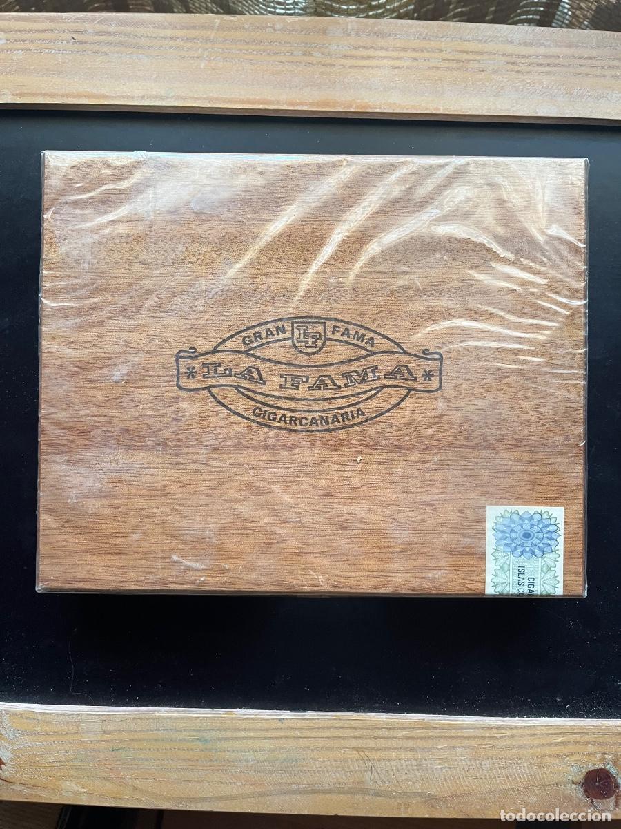 Cajas de Puros: Caja de puros canarios La Fama GRAN FAMA 25