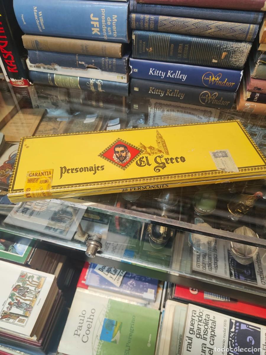 Cajas de Puros: Caja de puros personajes el Greco