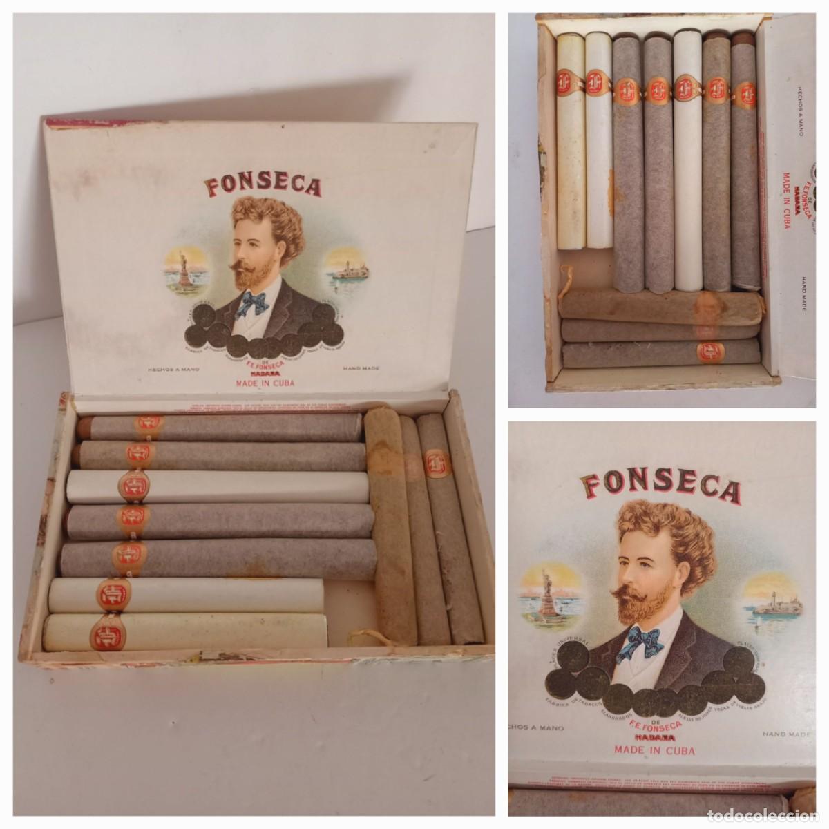 Cajas de Puros: CAJA DE PUROS CUBANOS CON 10 PUROS HABANOS DE LA MARCA FONSECA