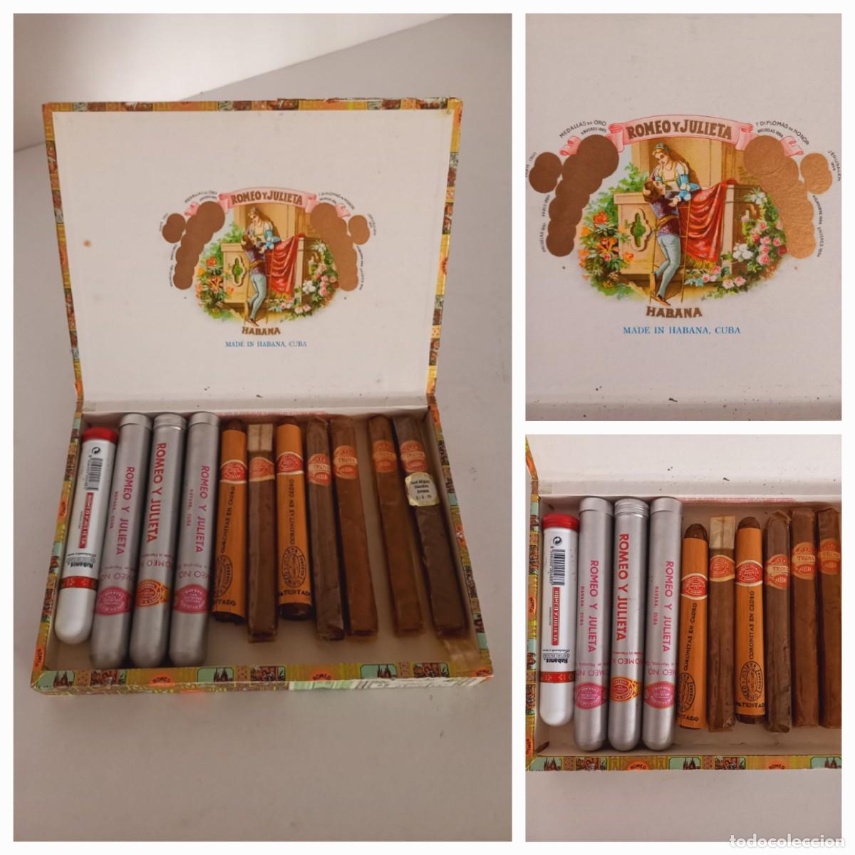 Cajas de Puros: CAJA DE PUROS HABANOS DE LA MARCA ROMEO Y JULIETA CON 11 PUROS CUBANOS