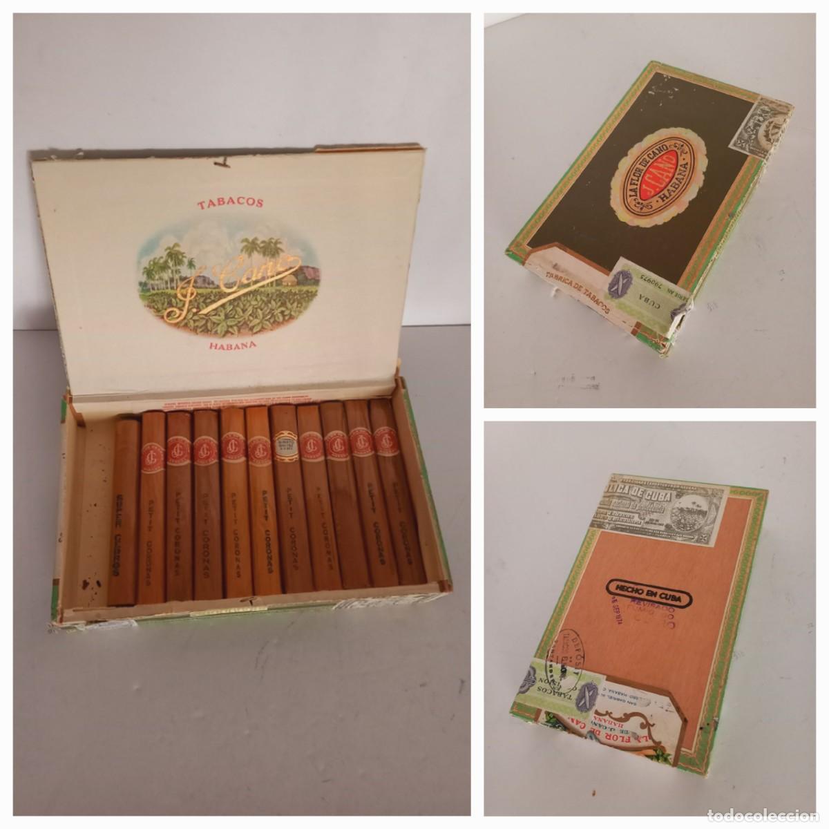 Cajas de Puros: CAJA DE PUROS CUBANOS CON 11 PUROS HABANOS DE LA MARCA LA FLOR DE CANO