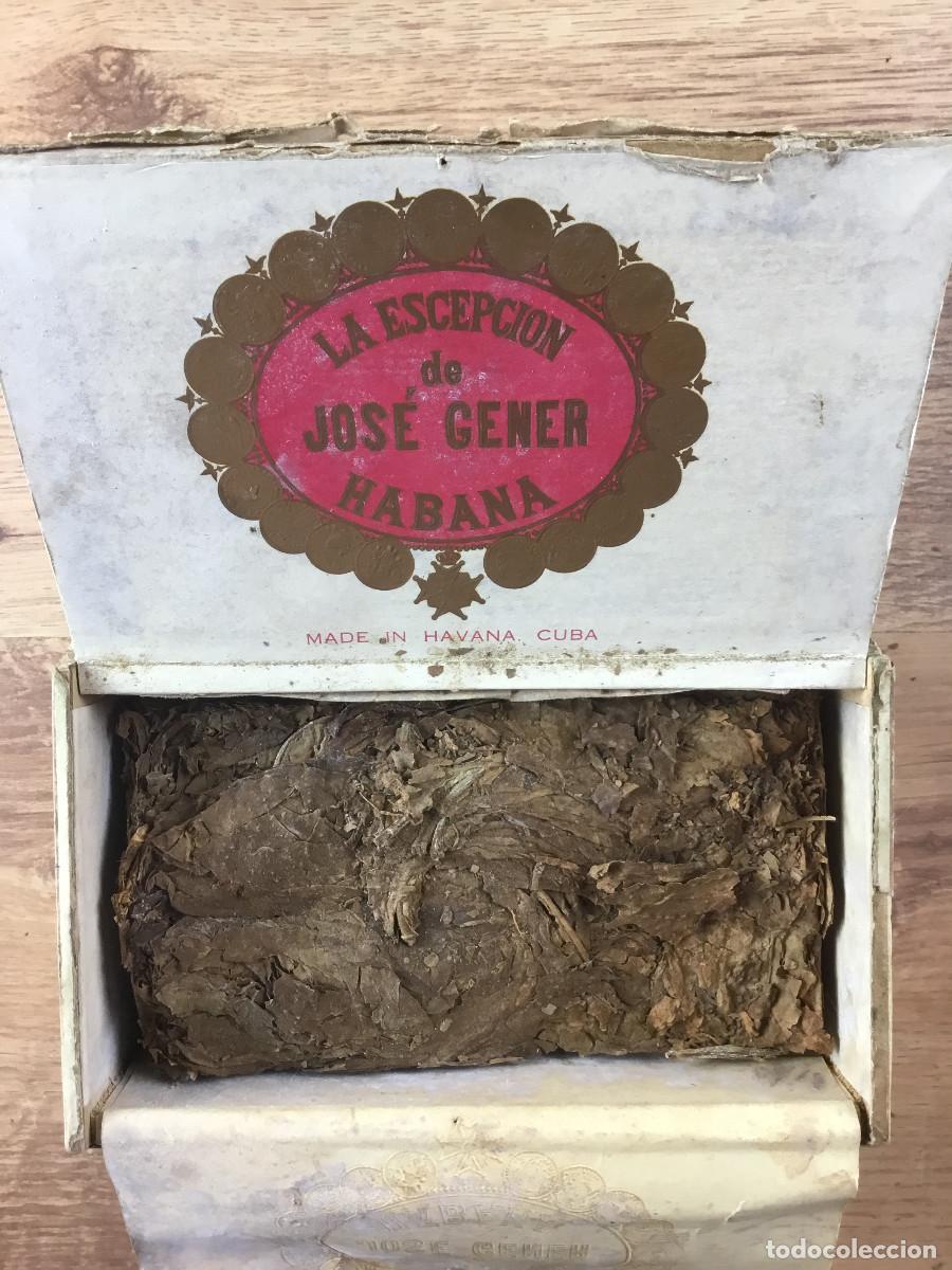 Cajas de Puros: CAJA DE TABACO COMPLETA JOSE GENER - HABANA ( CONTIENE TABACO )