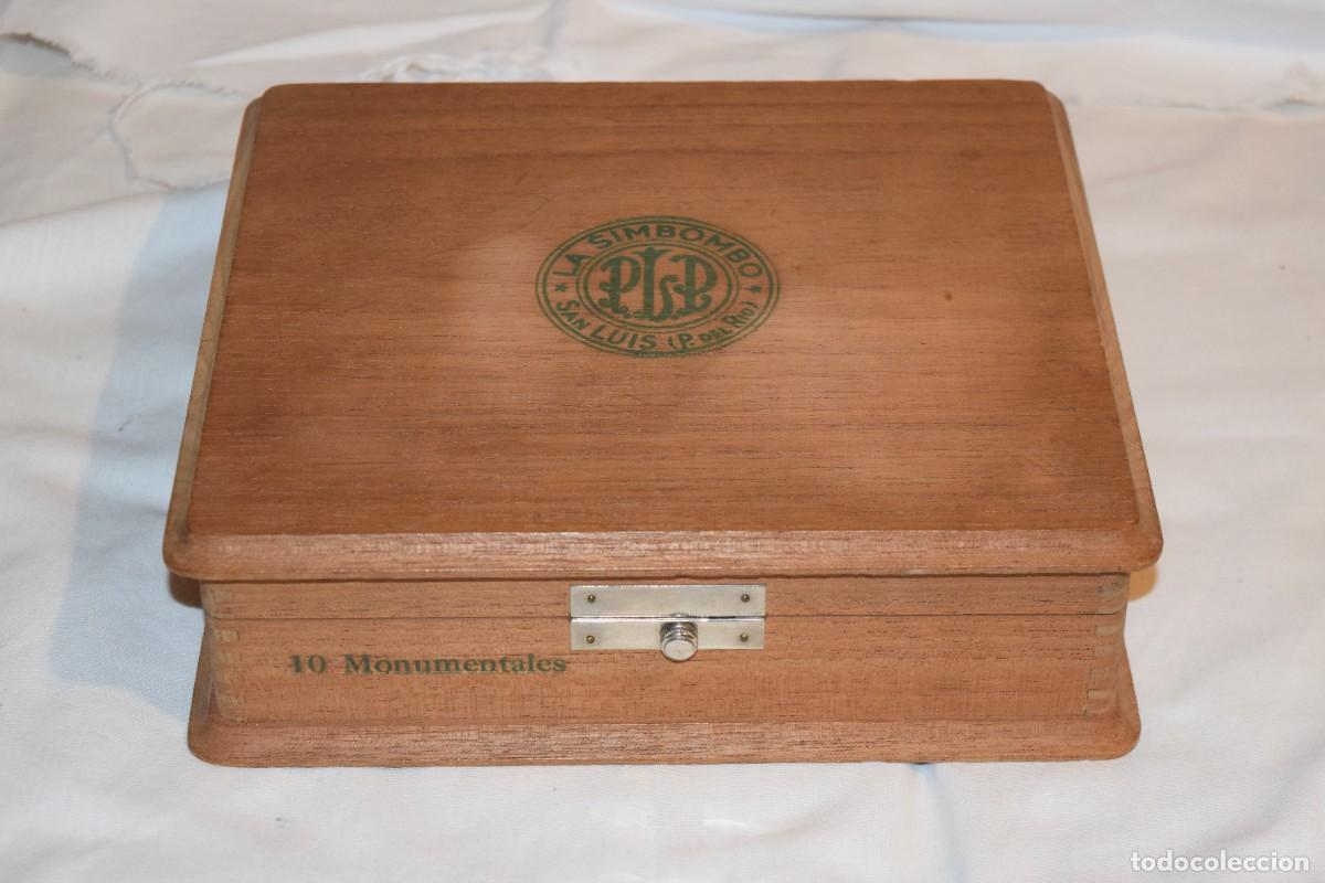 Cajas de Puros: LA SIMBOMBO / San Luis (P del Rio) - 10 Monumentales - Habana, Cuba / Caja puros, vac&iacute;a &iexcl;Mira fotos!