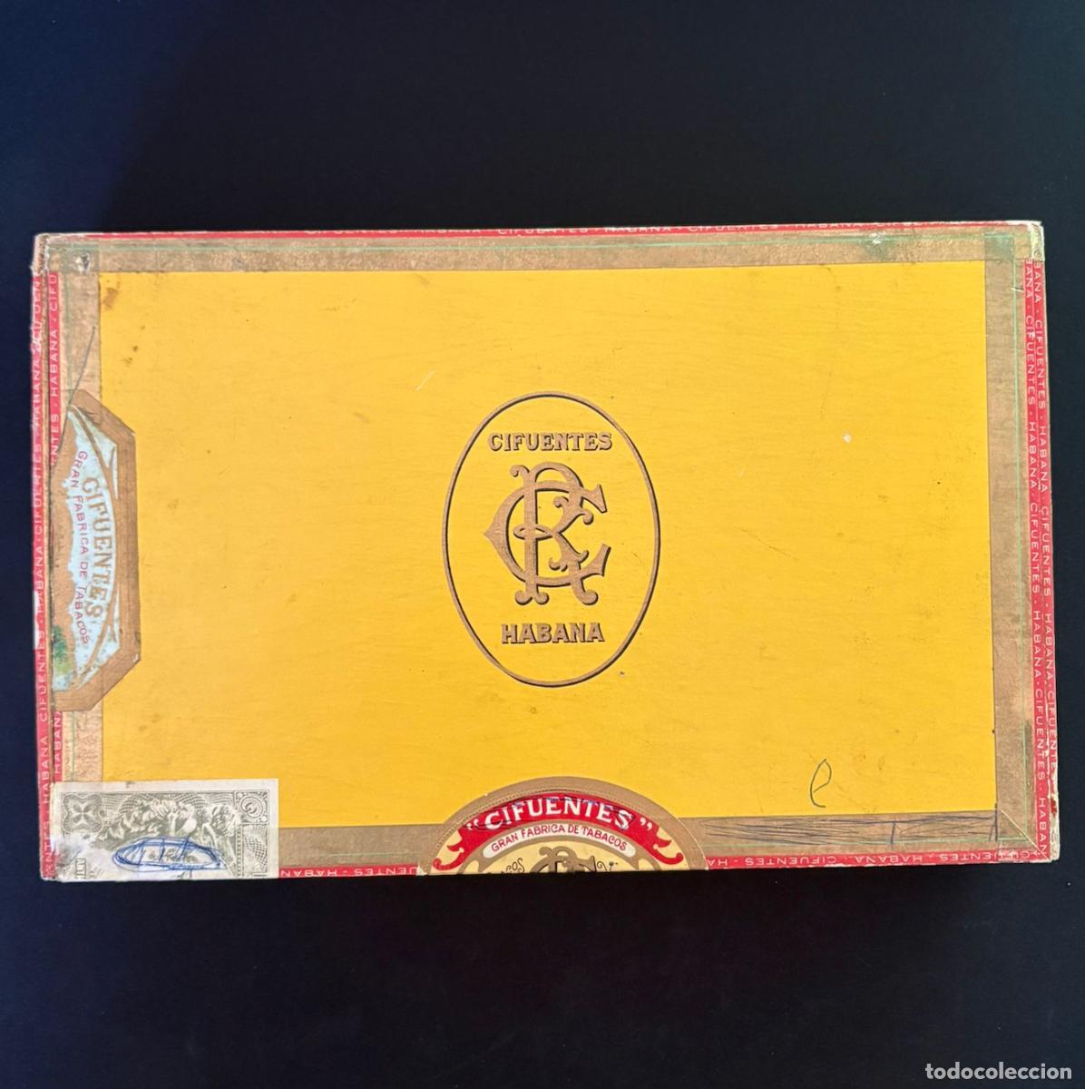 Cajas de Puros: Cifuentes cristaltubos VINTAGE - caja de puros completa