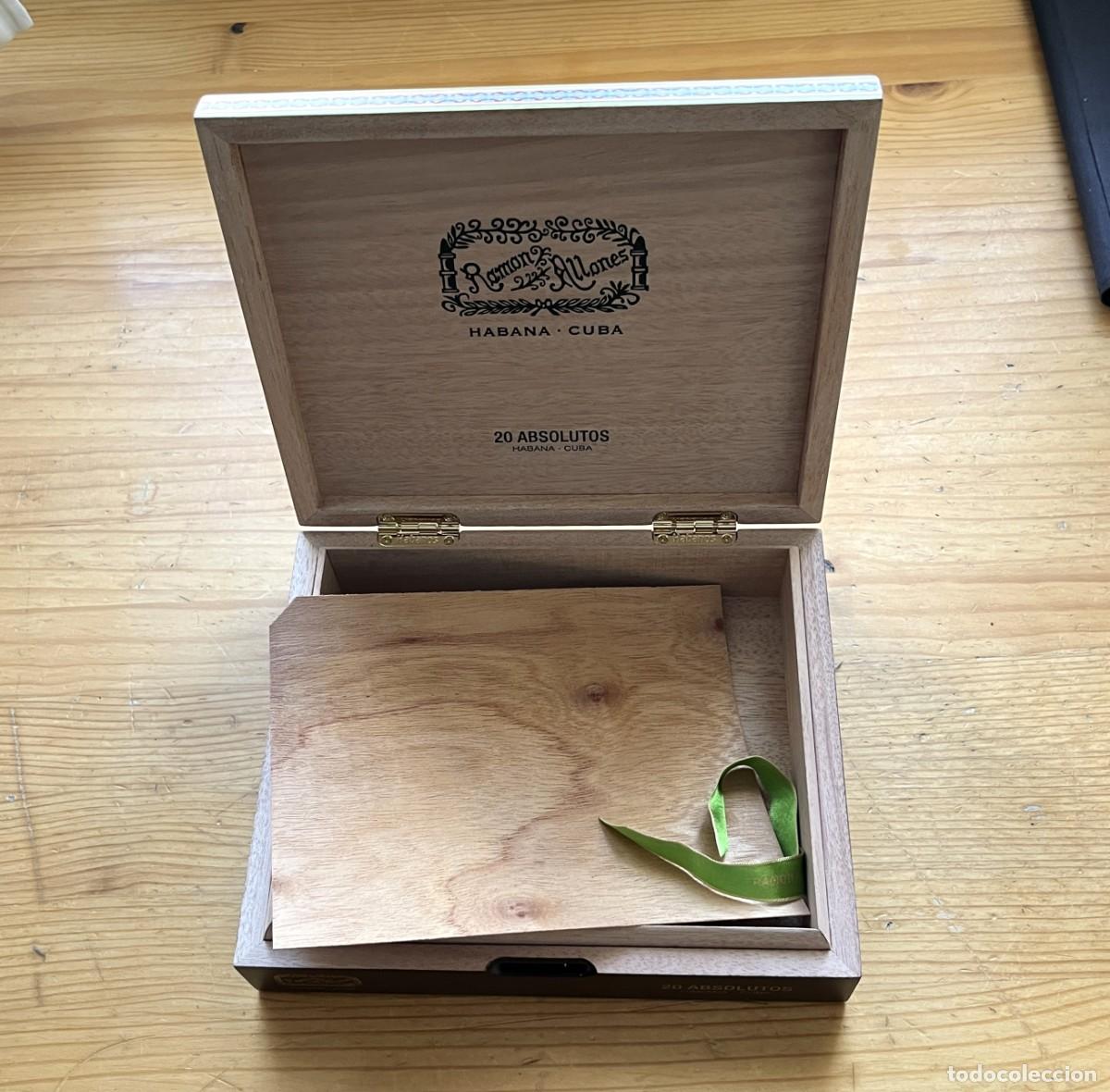Cajas de Puros: Caja humidor Puros,vac&iacute;a, de Habanos Ram&oacute;n Allones