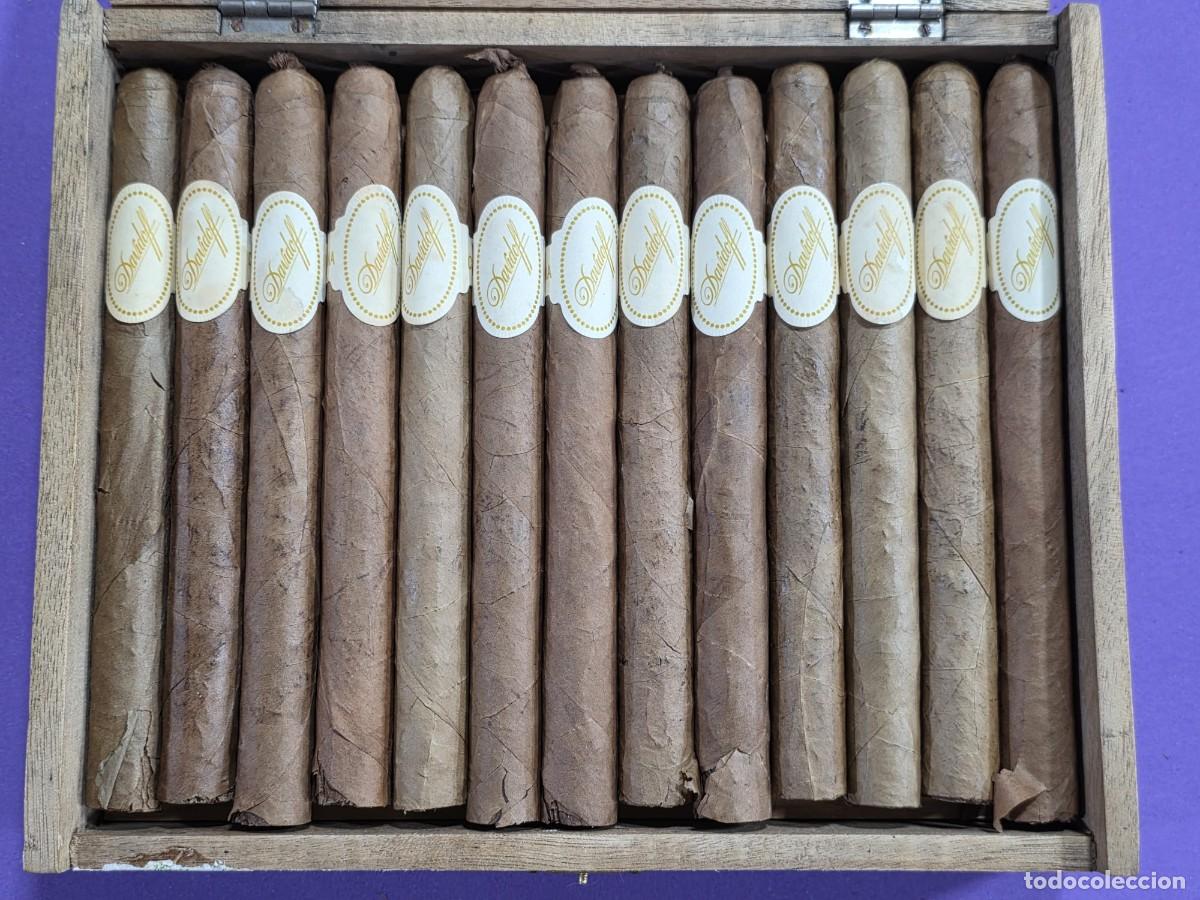 Cajas de Puros: Caja de puros habanos 25 Davidoff n&ordm; 2