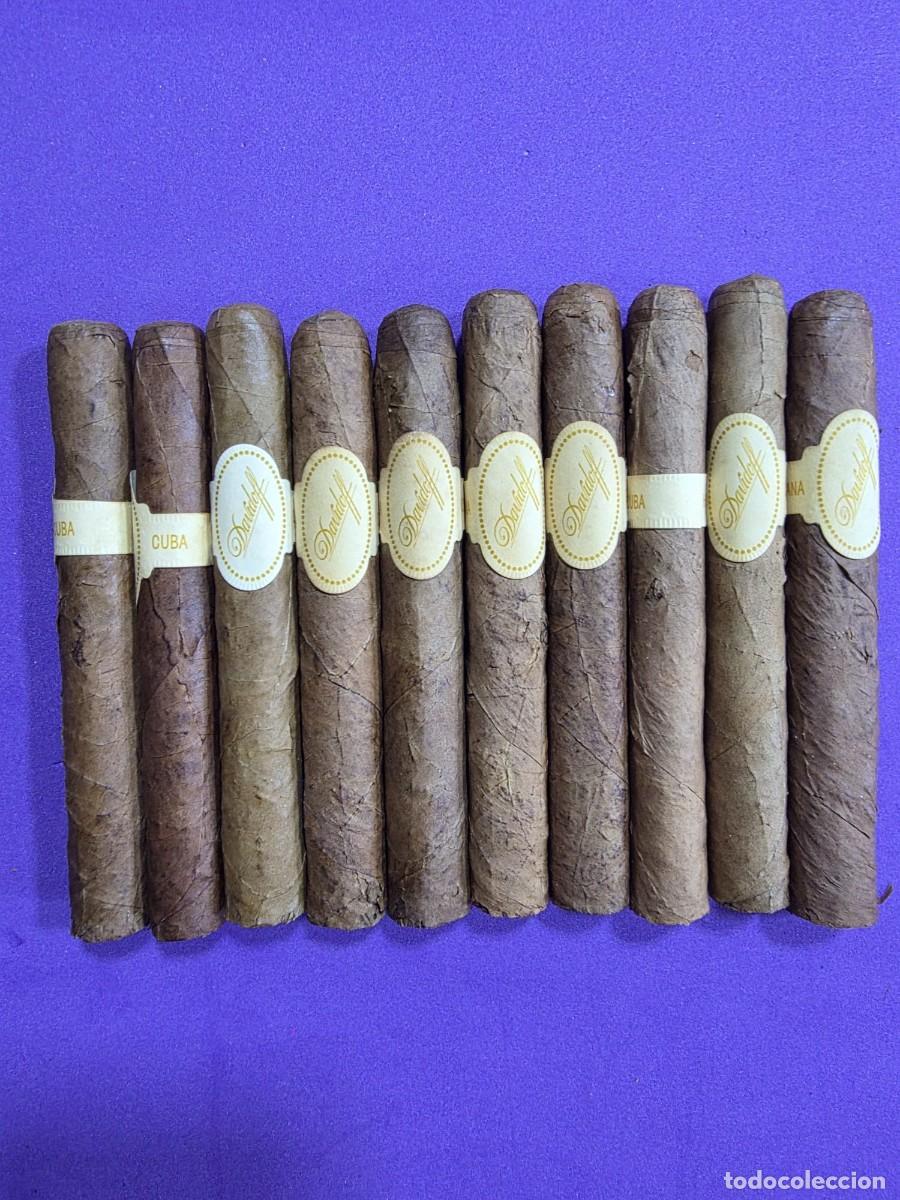 Cajas de Puros: Caja de puros habanos con 10 davidoff