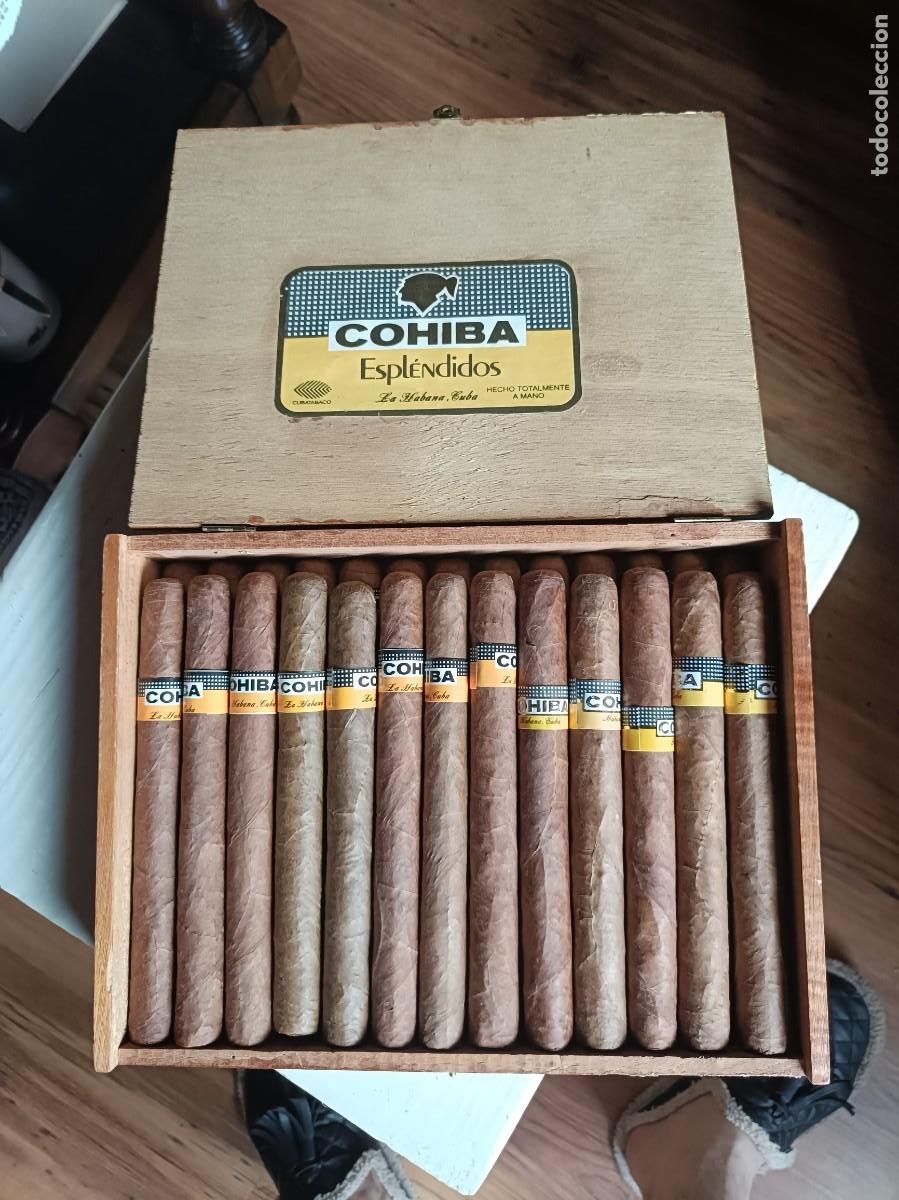 Cajas de puros: CAJA 20 PUROS COHIBA EXPLENDIDOS 5 DE OTRA CAJA PUROS HABANOS CUBA