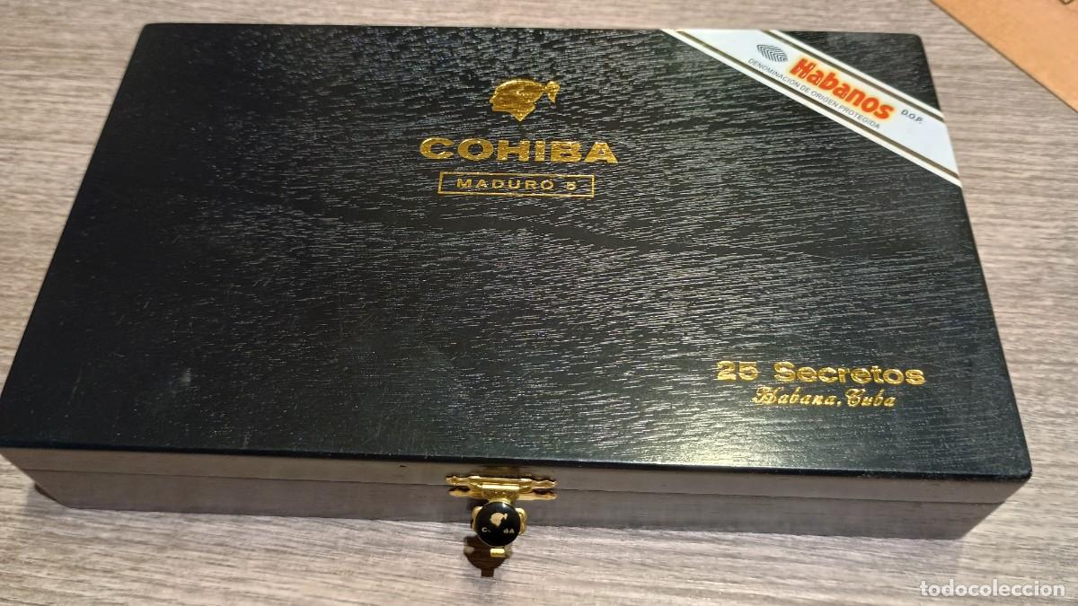Cajas de puros: Scatola originale sigari cohiba secretos