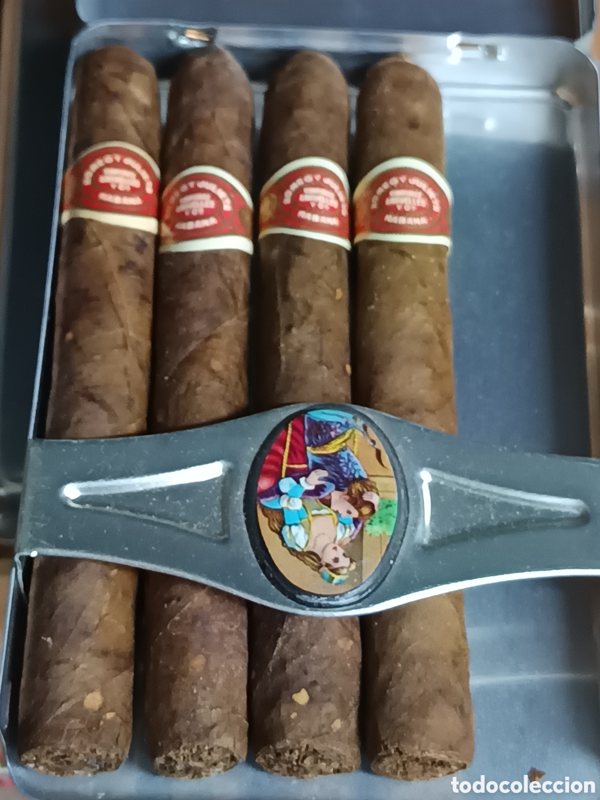 Cigar Boxes: Petaca con cuatro Uds de Romeo y Julieta
