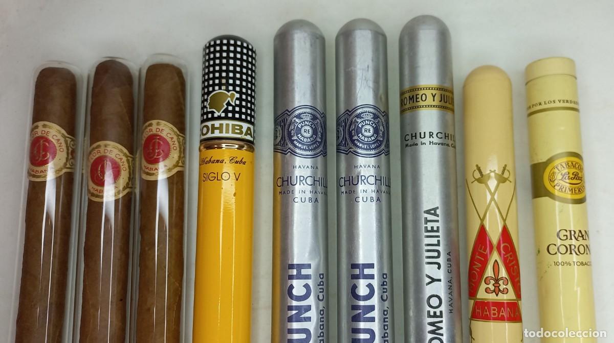 Cajas de puros: LOTE DE PUROS HABANOS - COHIBA , MONTECRISTO , ROMEO Y JULIETA , LA FLOR DE CANO , CHURCHILLS