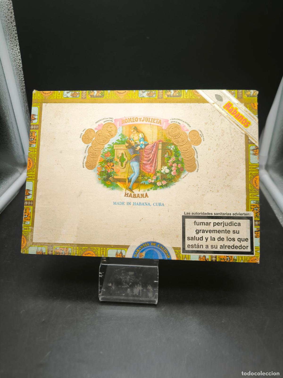 Cajas de puros: caja de puros completa romeo y julieta tubos de aluminio (articulo de coleccion)