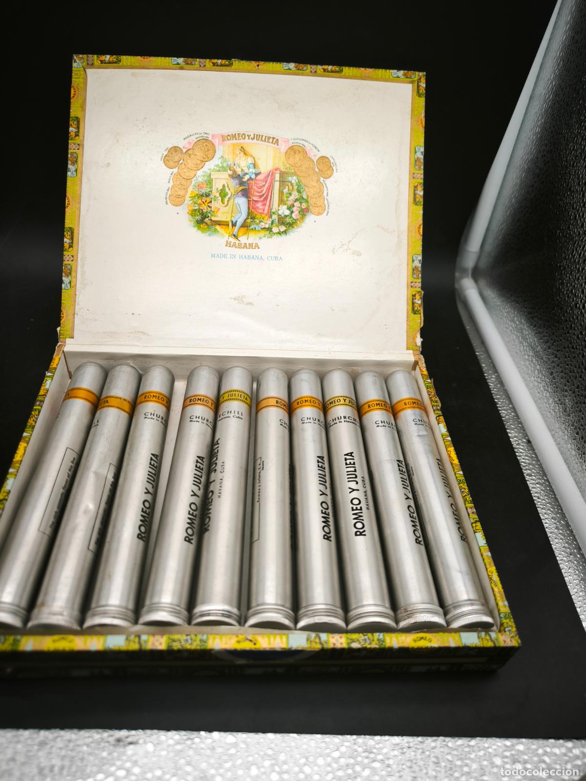Cajas de puros: caja de puros romeo y julieta churcill habana cuba