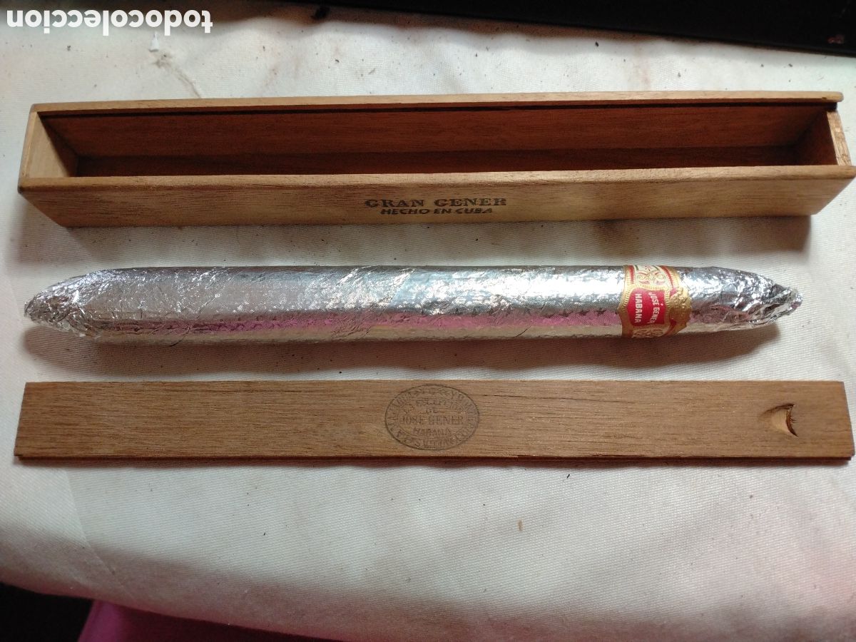 Cajas de puros: HABANA CUBA - PURO HABANO JOSE GENER - GRAN GENER - HECHO EN CUBA - PRECINTADO Y CON VITOLA.