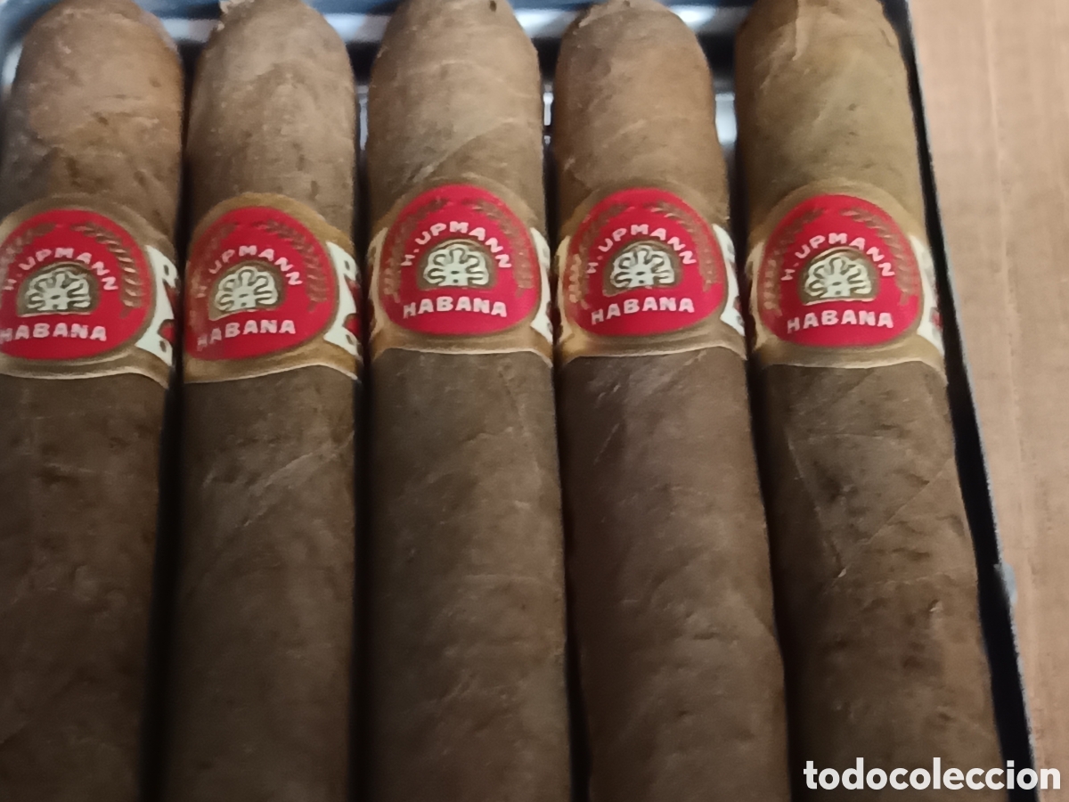 Cajas de puros: Petaca de aluminio de cinco Uds de Upmann - Foto 2