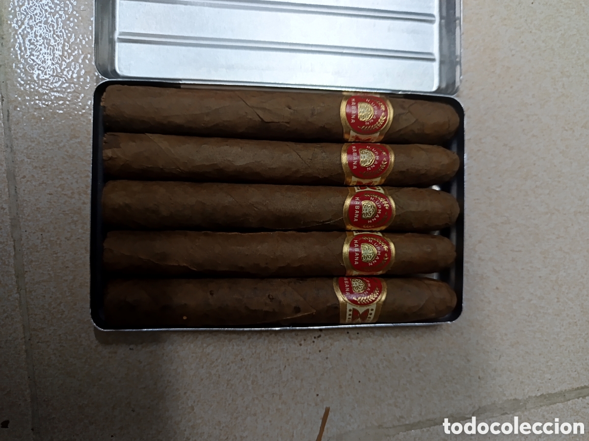 Cajas de puros: Petaca de aluminio de cinco Uds de Upmann - Foto 4