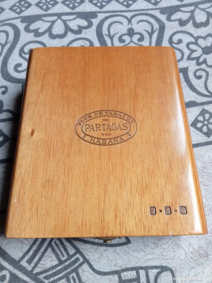 Cajas de puros: ANTIGUA CAJA MADERA PUROS HABANOS &ldquo;PARTAGAS 8.9.8&rdquo;. VACIA
