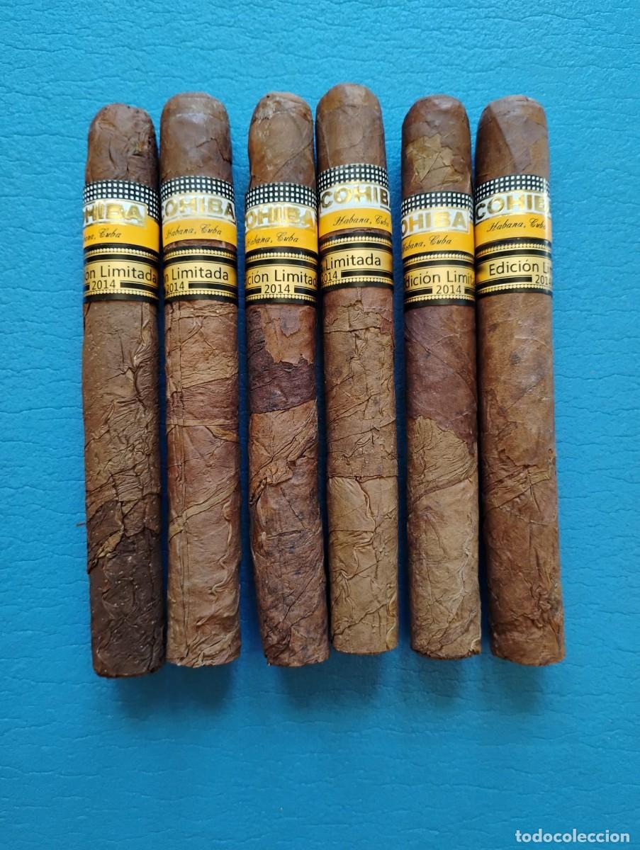Cajas de puros: LOTE 6 PUROS COHIBA - VER FOTOS Y DESCRIPCI&Oacute;N