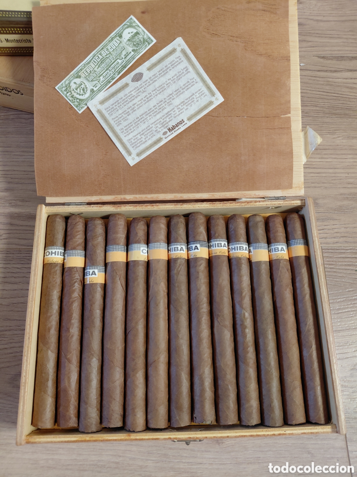 Bo&icirc;tes de Cigares: Caja de Madera Cohiba Espl&eacute;ndidos (Para Colecci&oacute;n Completa)