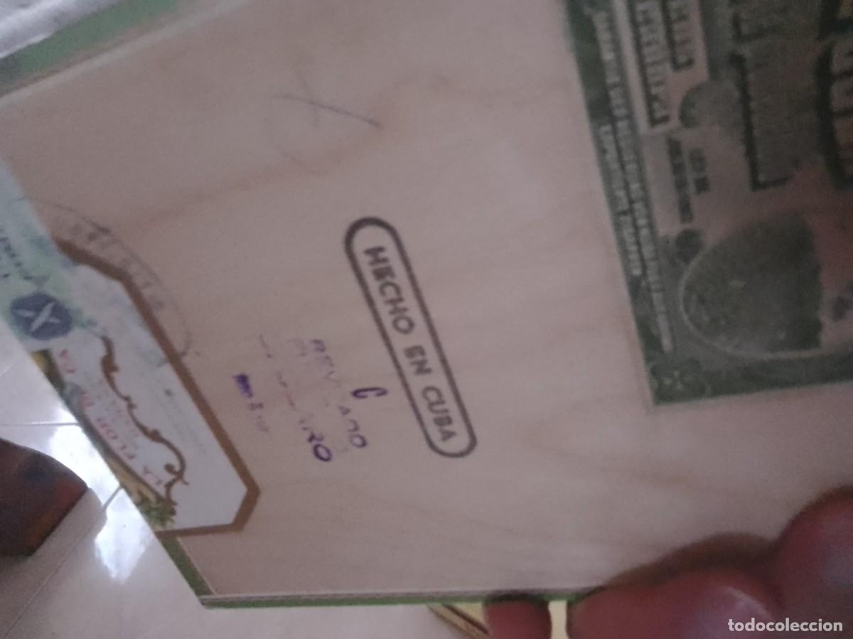 Cajas de puros: Caja vac&iacute;a flor del j. Cano - Foto 5