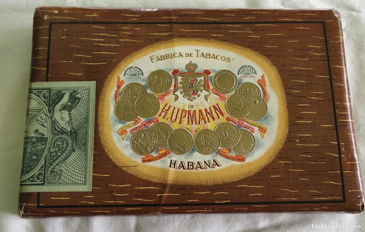 Cajas de puros: ​Caja Puros H. UPMANN Habana - Precintada de Origen, Sello Cuba Intacto
