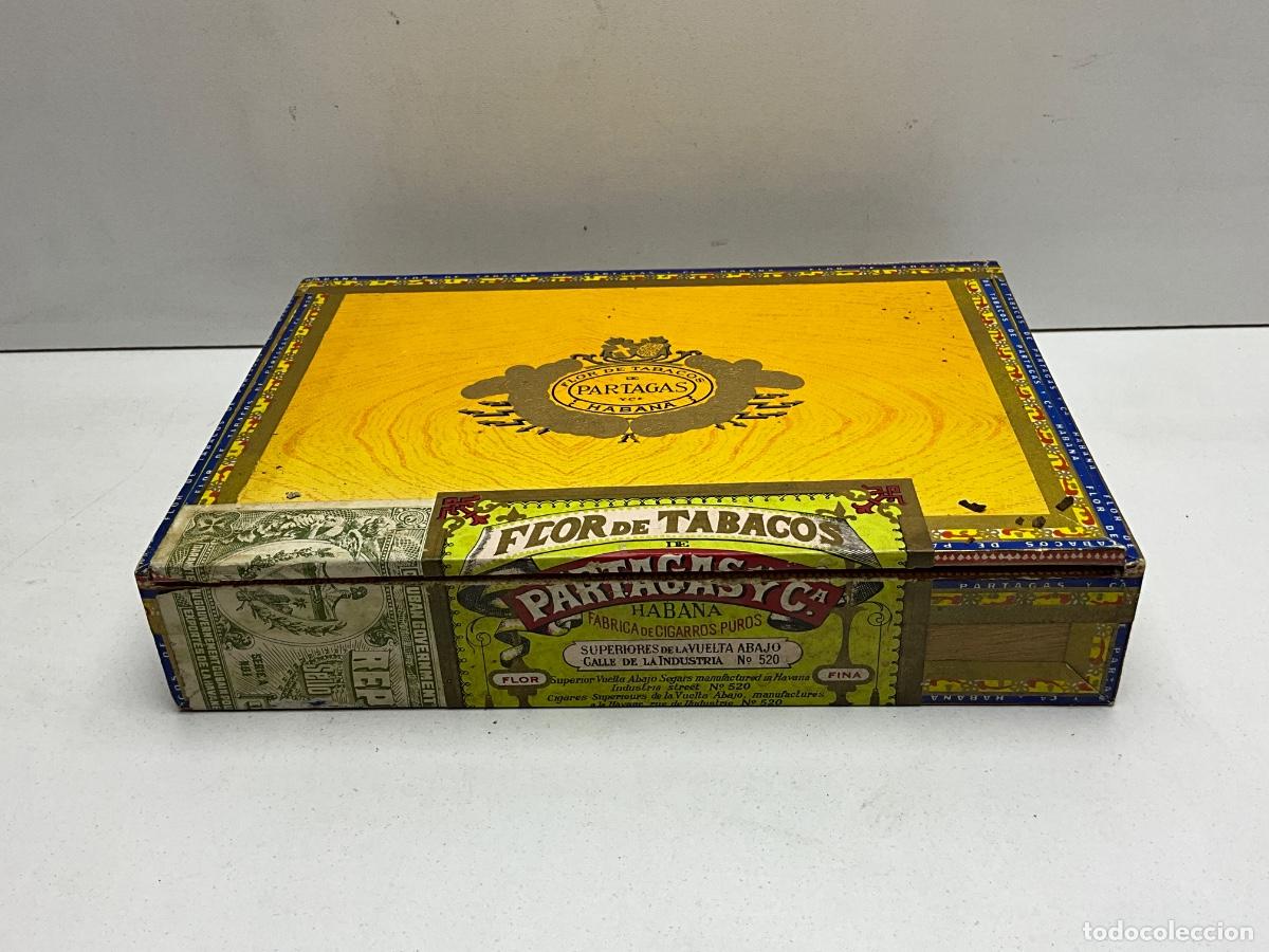 Cajas de puros: ANTIGUA CAJA DE PUROS PARTAGAS - 25 CULEBRAS - HABANA CUBA - CASI COMPLETA - MUY RARA