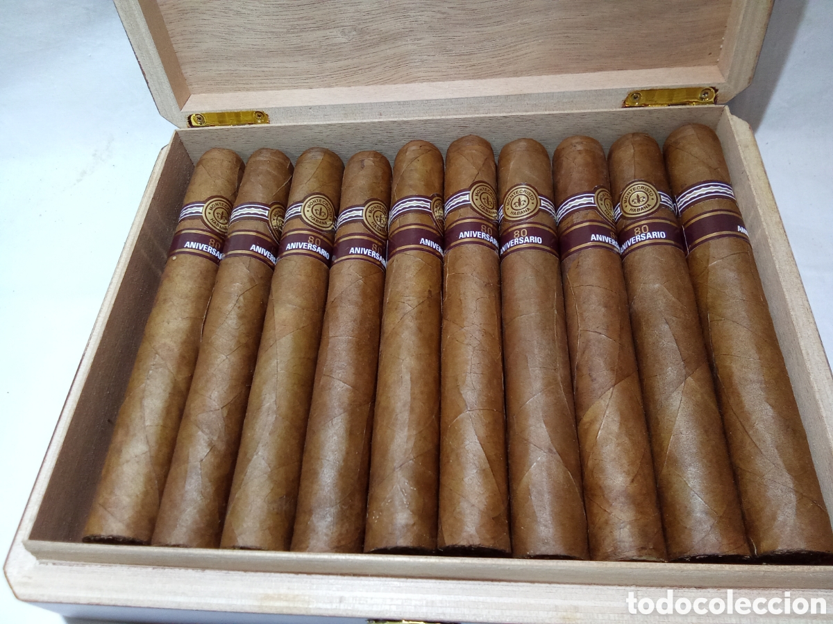 Zigarrenkisten: CAJA A ESTRENAR DE 20 PUROS MONTECRISTO 80 ANIVERSARIO