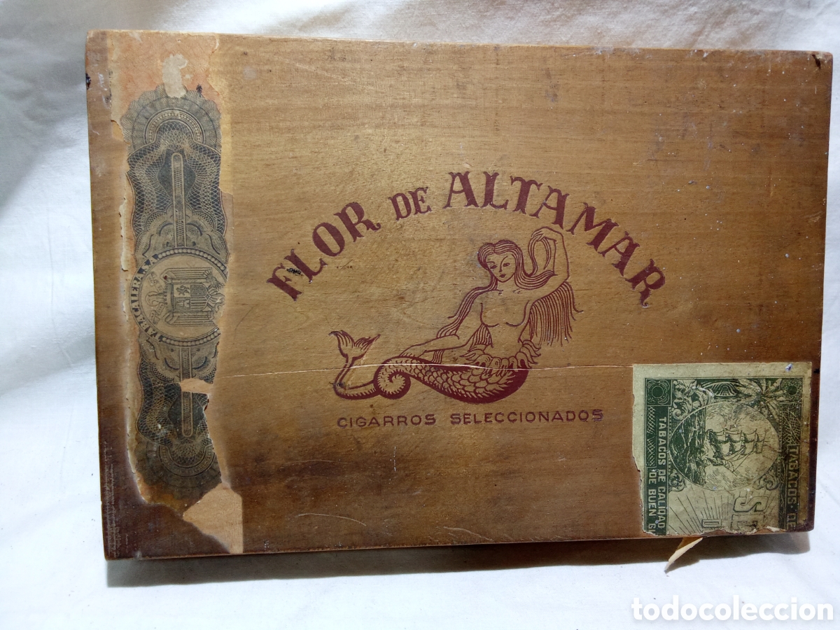 Bo&icirc;tes de Cigares: CAJA DE PUROS FLOR DE ALTAMIRA VACIA