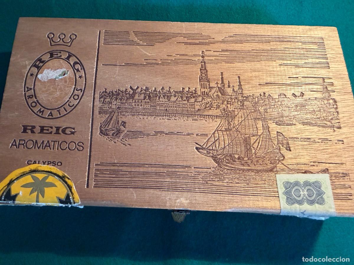 Zigarrenkisten: P- CAJA DE PUROS REIG AROM&Aacute;TICOS CALYPSO, TIENE 15 PUROS VARIADOS