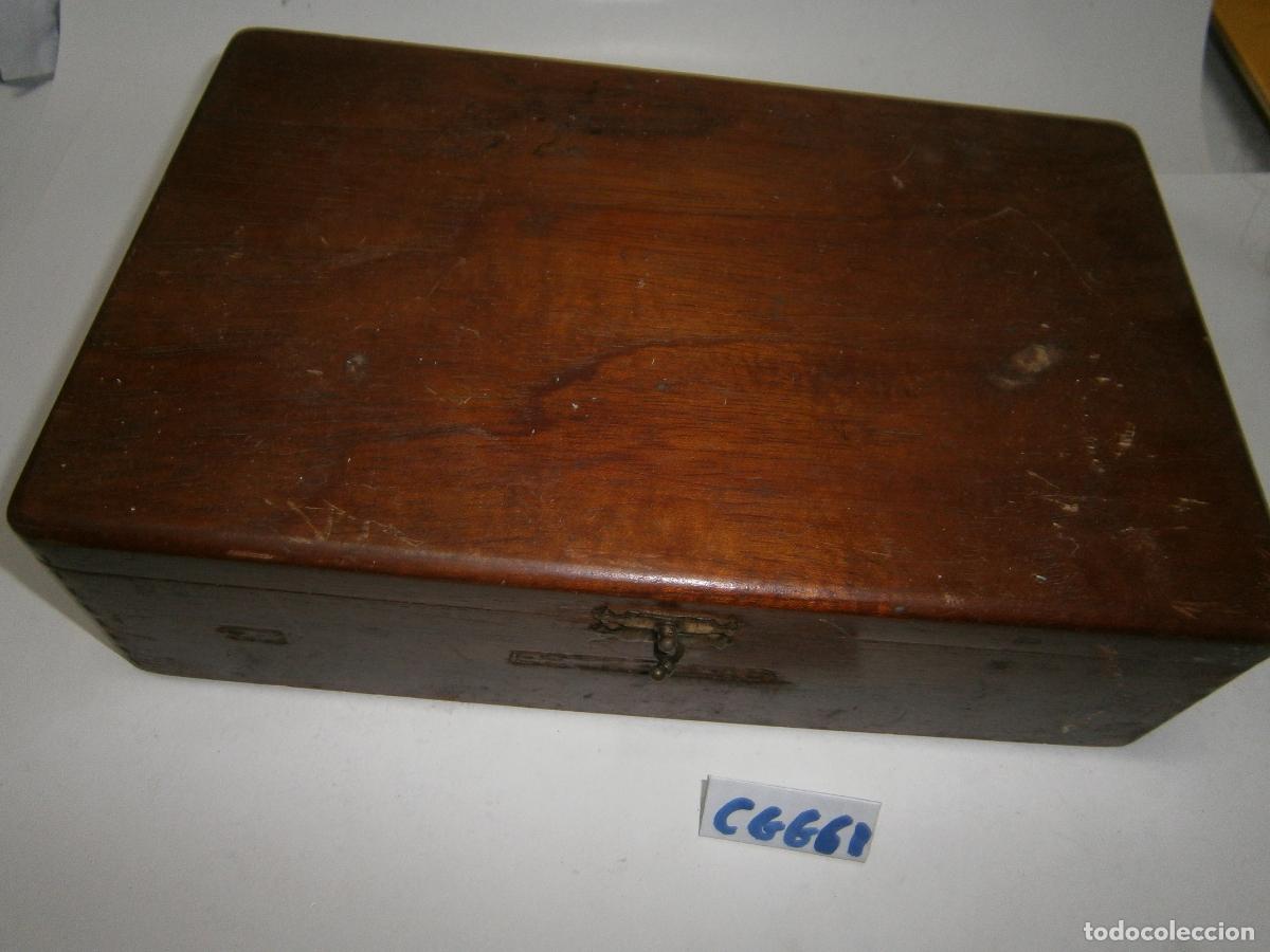 Cajas de puros: ANTIGUA CAJA DE PUROS DE MADERA MACIZA 5 ESTRELLAS - ELABORACION ESQUISITA
