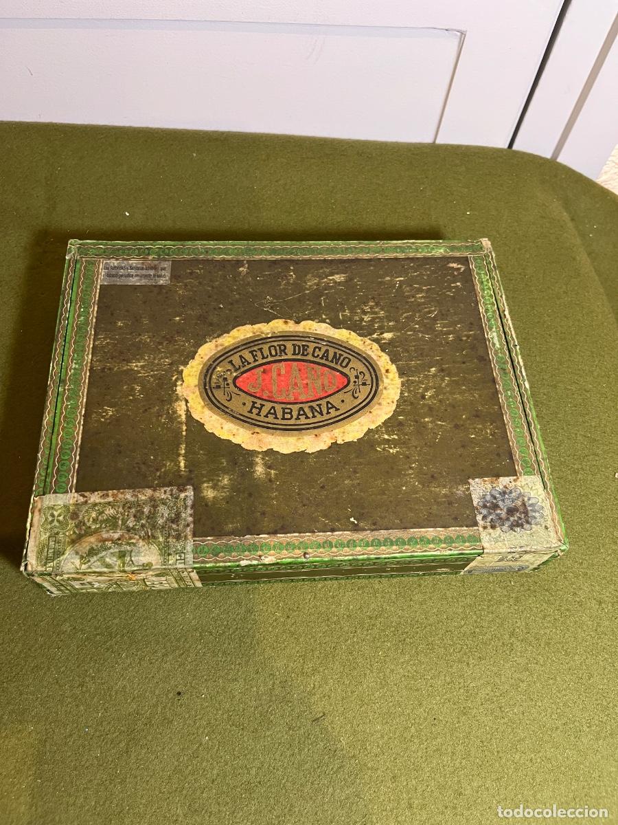 Caixas de Charutos: Caja vac&iacute;a de habanos La Flor de Cano Selectos 25 | Habana Cuba | Caja original vintage con sellos f