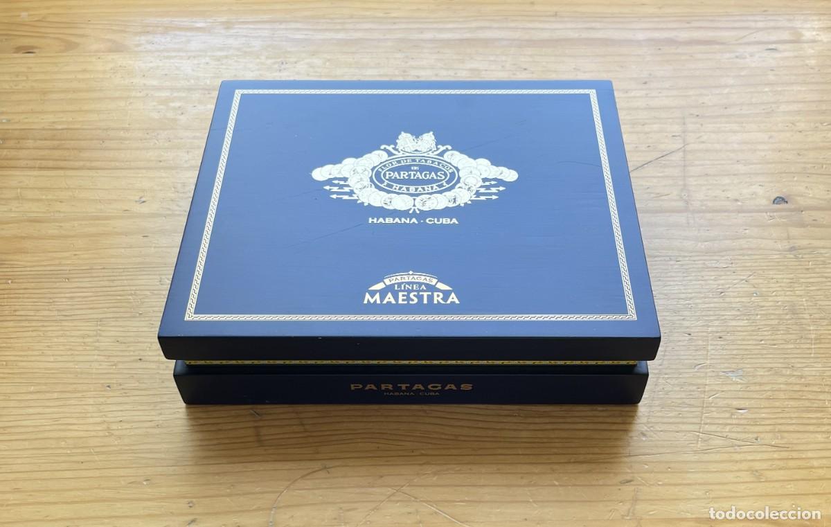 Cajas de puros: Caja vac&iacute;a de PUROS PARTAGAS LINEA MAESTRA RITO