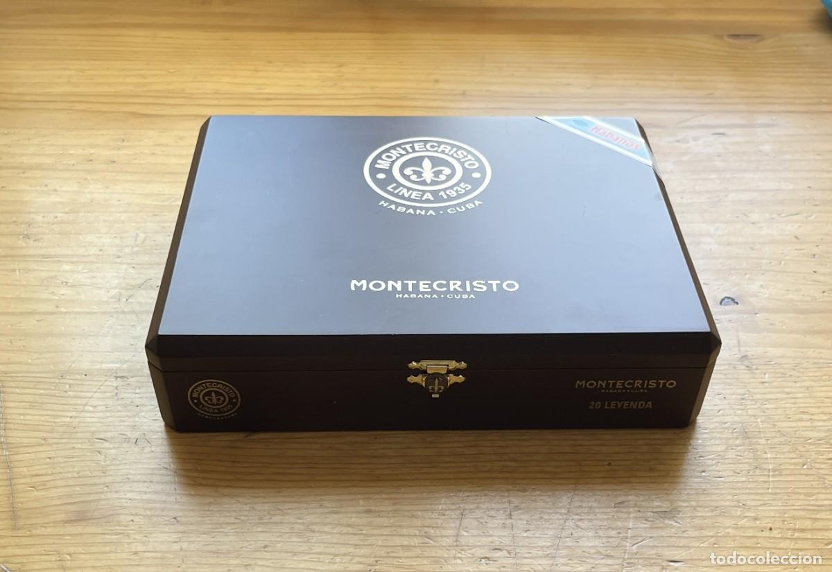 Cajas de puros: Caja madera vac&iacute;a, de PUROS MONTECRISTO 20 LEYENDA