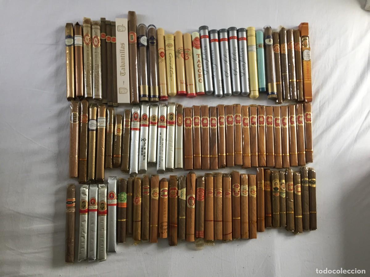 Cajas de puros: LOTE DE 97 DE PUROS PUROS DE DISTINTAS MARCAS