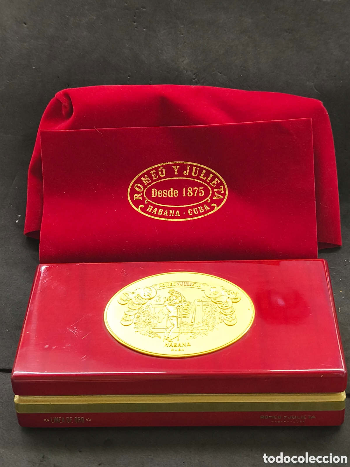 Bo&icirc;tes de Cigares: Curiosa Caja Puros romeo Julieta Linea de Oro