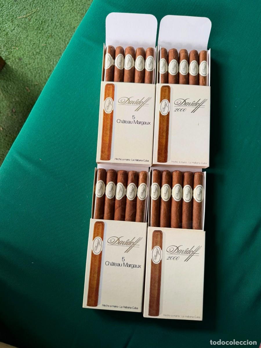 Cajas de puros: Lotto di due Petacas Davidoff Ch&acirc;teau Margaux e serie 2000, aquistate tra il 19847m e il 1986.