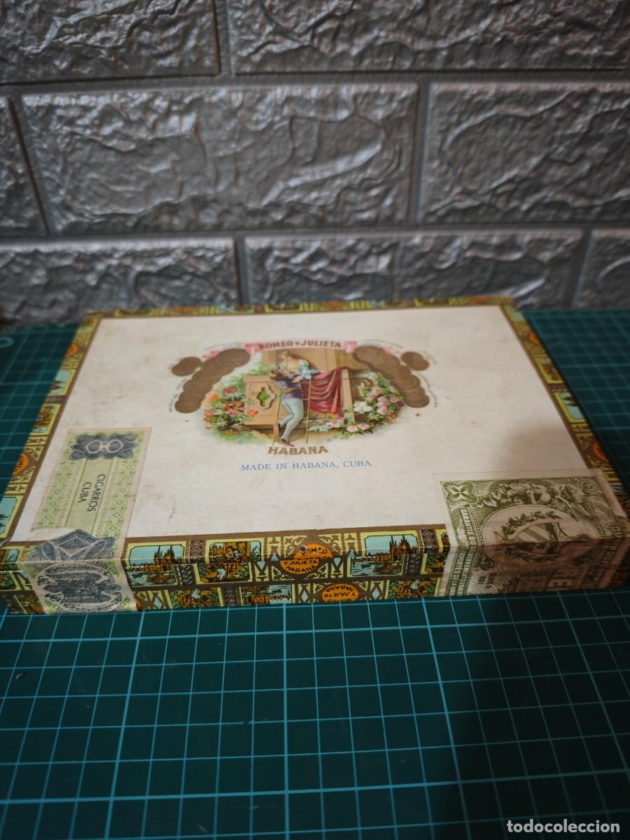 Cajas de puros: Romeo y Julieta N.1 10 Romeo tubo aluminio caja de puros precintada