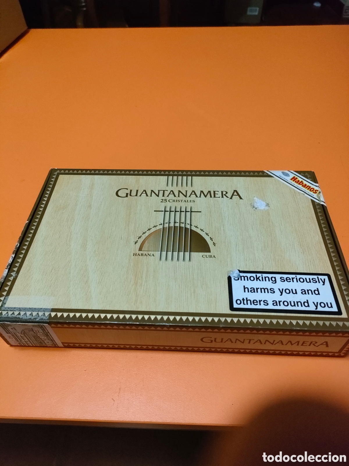 Cajas de puros: Caja con 23 puros guantanamera cristal