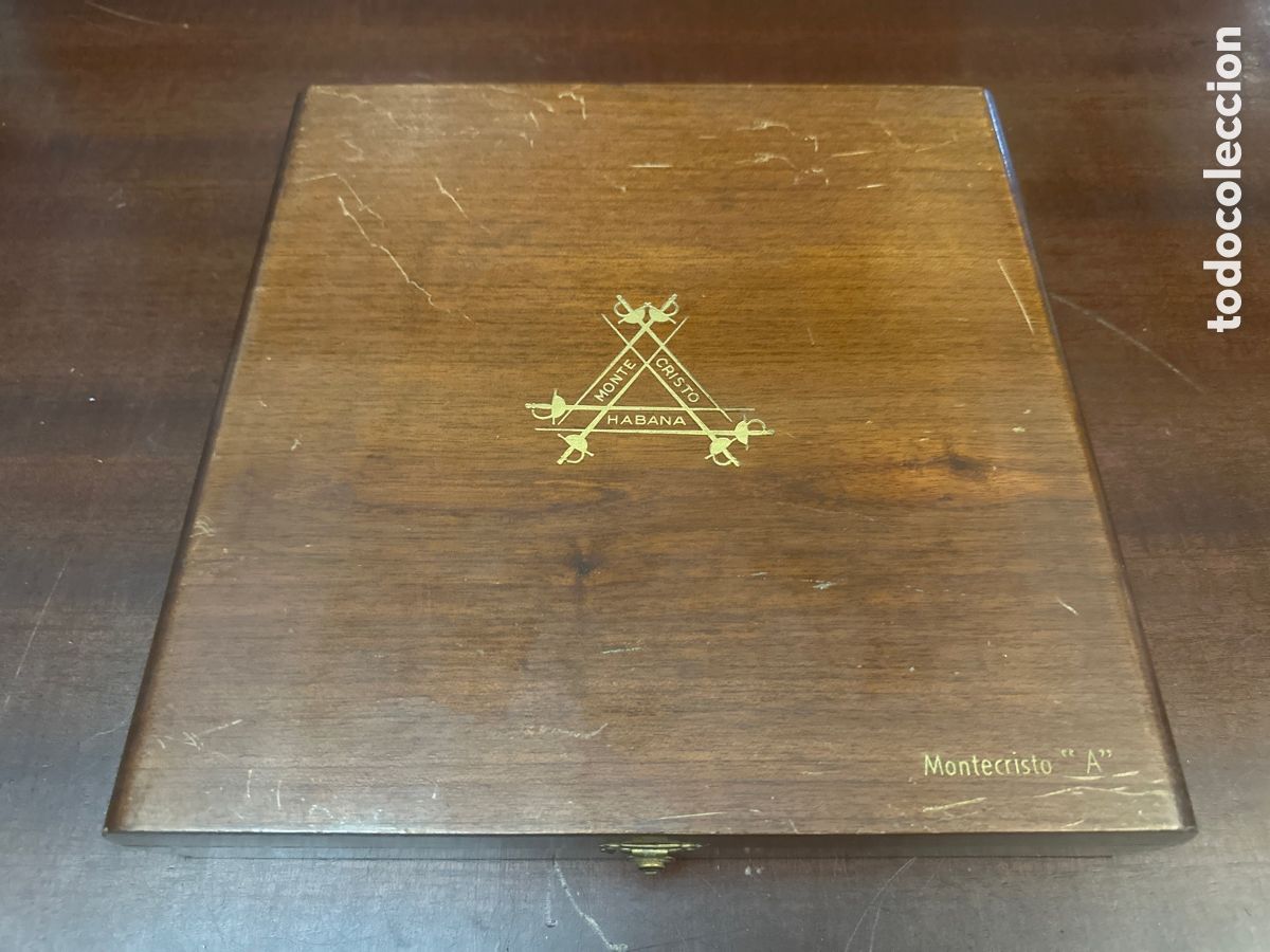 Cajas de puros: Caja vac&iacute;a Puros habanos Montecristo 'A' - Cuba Habana Cigars