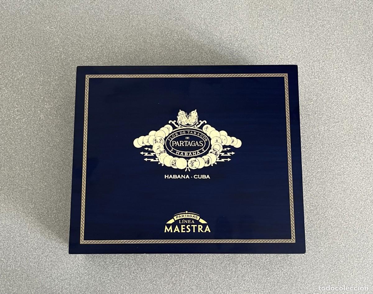 Cajas de puros: Caja vac&iacute;a de PUROS PARTAGAS LINEA MAESTRA RITO