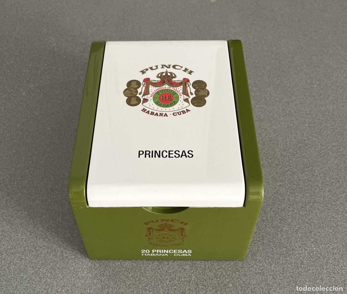 Cajas de puros: Caja VACIA, Puros Habanos PUNCH 20 PRINCESAS Edici&oacute;n Limitada 2025