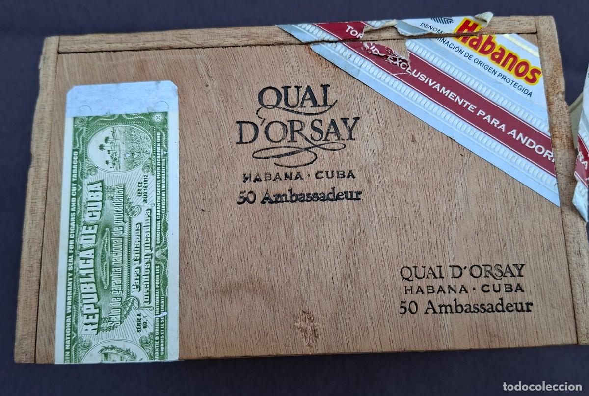 Cajas de puros: Caja de puros Habanos Quaid Orsay 25 Amdassadeur Exclusivo Andorra Edici&oacute;n limitada