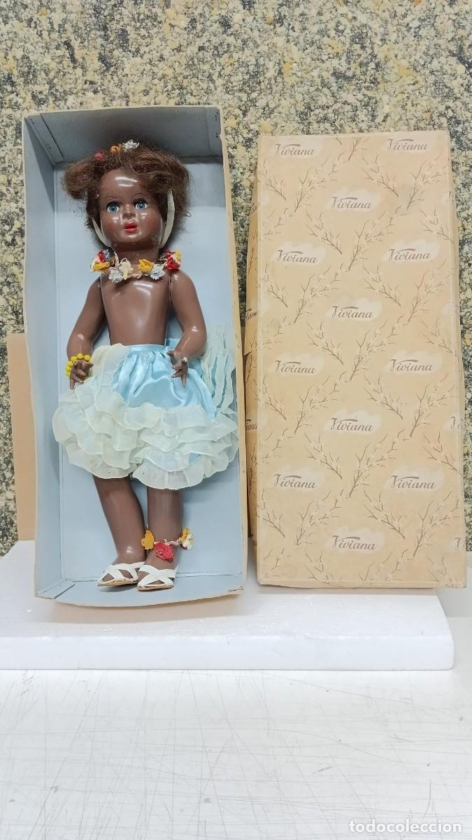 Cajas de puros: ANTIGUA MU&Ntilde;ECA&rdquo;VIVIANA&rdquo; DE CARTON PIEDRA FABRICADA POR INDUSTRIA &rdquo;LEP&rdquo;CASTALLA,CAJA ORIGINAL,A&Ntilde;OS 50