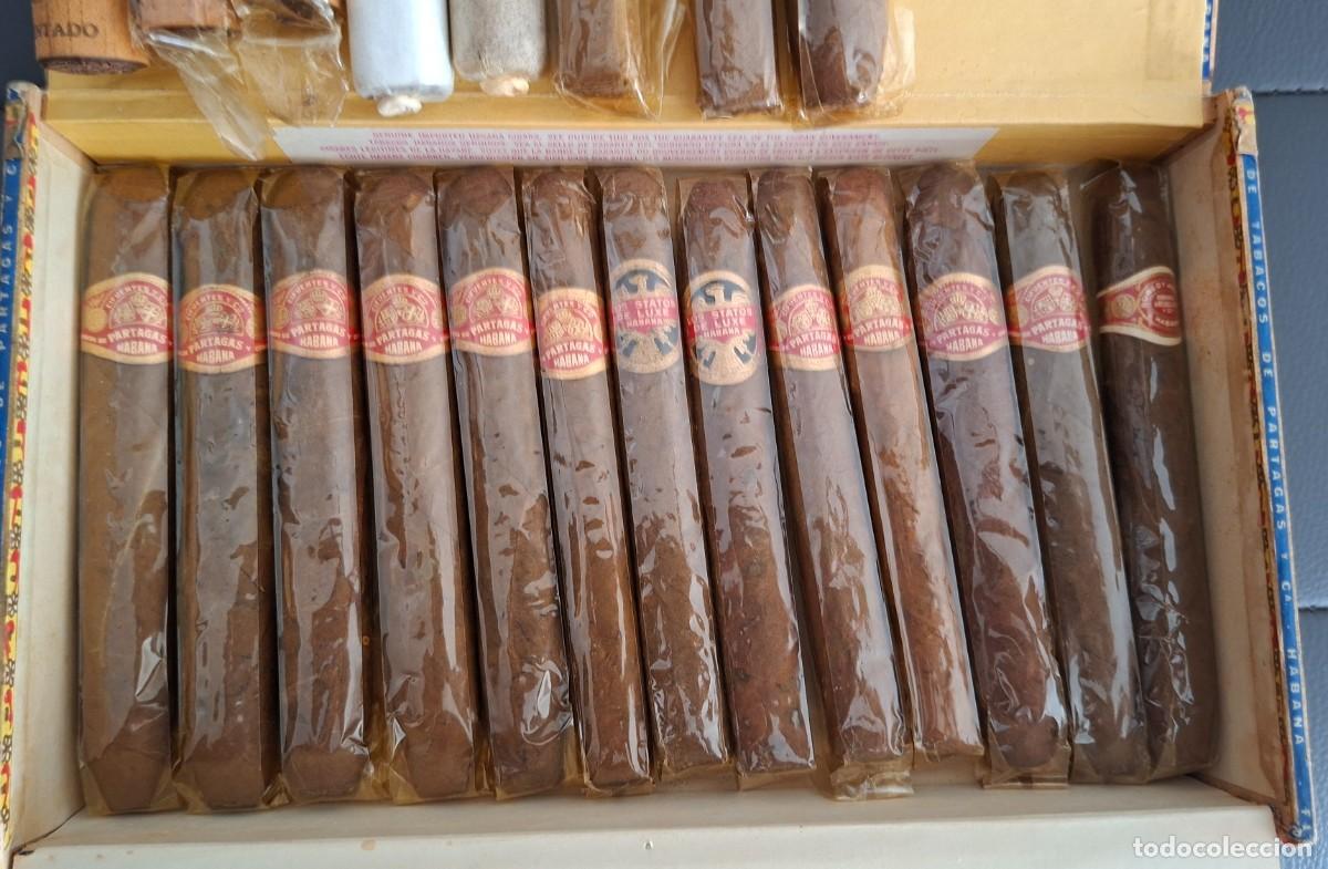 Cajas de puros: Caja de puros habanos Partagas habana cuba
