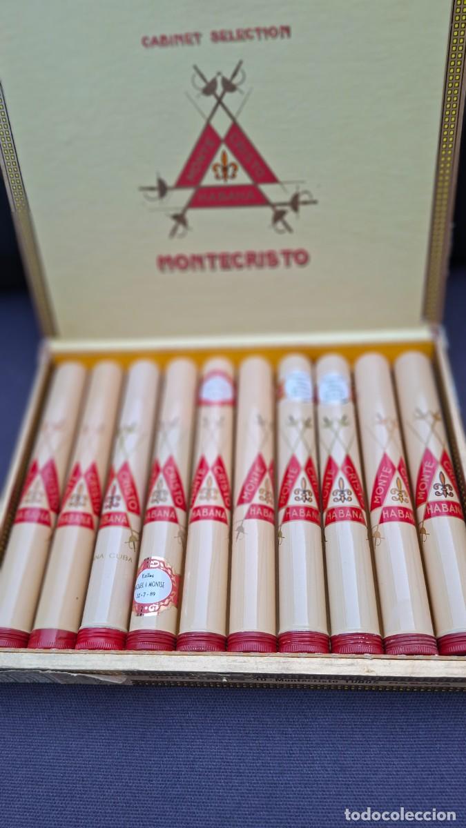 Cajas de puros: Caja puros habanos Montecristo Tubos Habana cuba