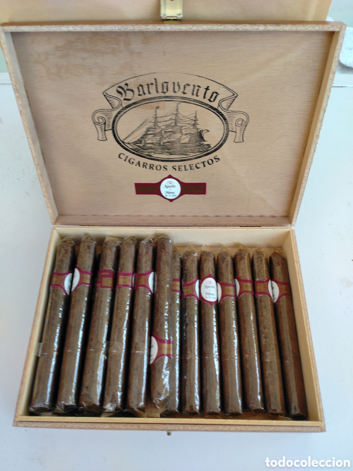 Cajas de puros: BARLOVENTO - 18 PUROS CORONAS - CAJA DE MADERA - PRECINTADOS - VER FOTOS.