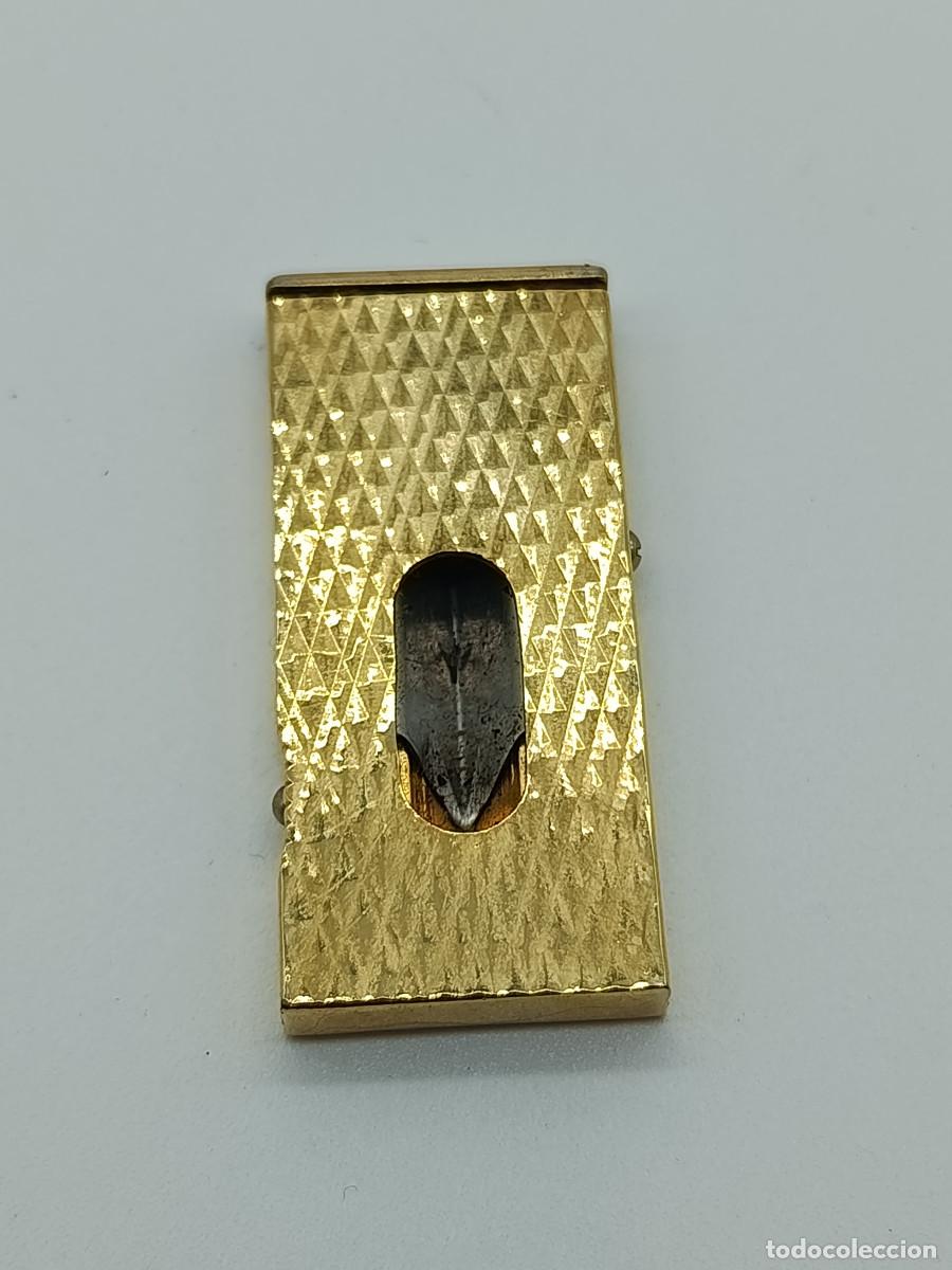 Cajas de puros: CORTAPUROS METALICO DORADO VINTAGE. CS.