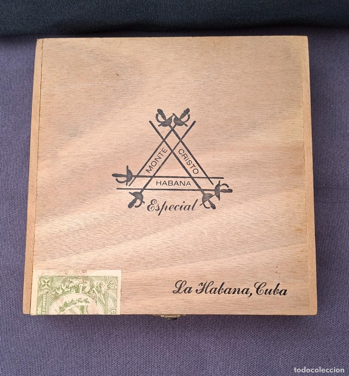 Cajas de puros: Sealed Cuban Cigar Box Caja de Puros Habanos Montecristo 25 Especial Habana cuba Full